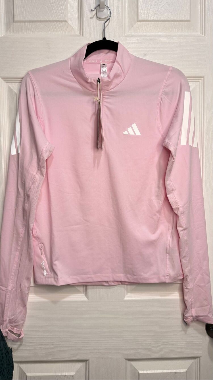 Adidas running 1/2 zip sweater XS
